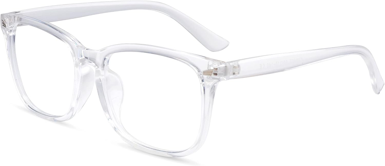 Transparent Square Clear Lens Frames — Unisex Unisex Transparent Square