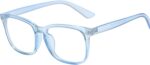 Unisex Transparent Square - Hình 17